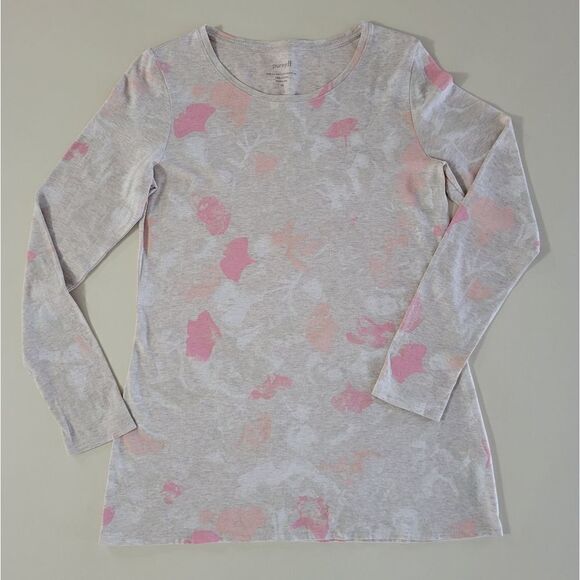 J. Jill Tops - J. Jill Long Sleeve Abstract Floral Top NWOT